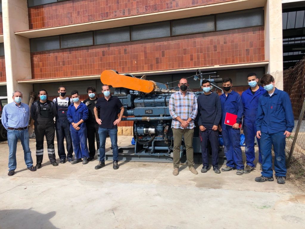Repsol col·labora en la formació de l’alumnat d’Electromecànica